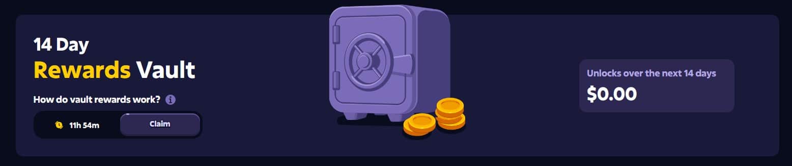 A banner for the Roobet Rewards system