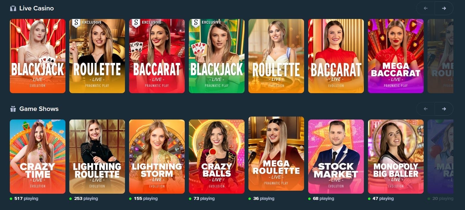 Stake casino games library