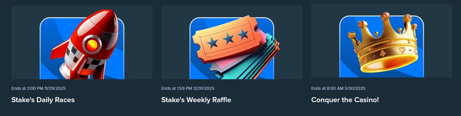 Stake player competitions