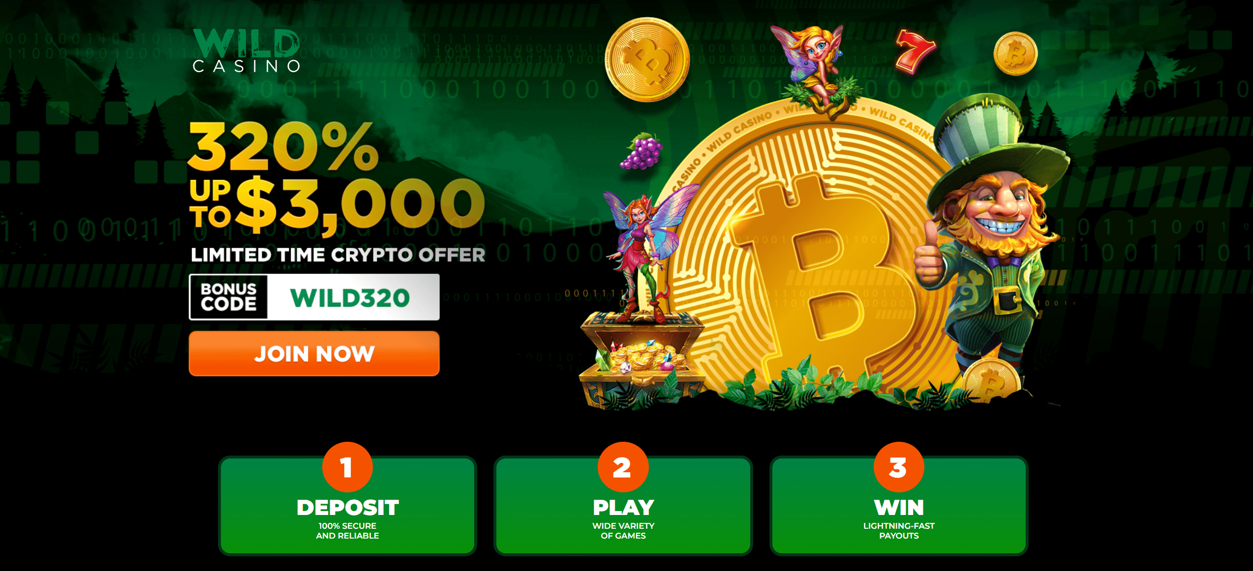 Wild Casino Welcome Bonus