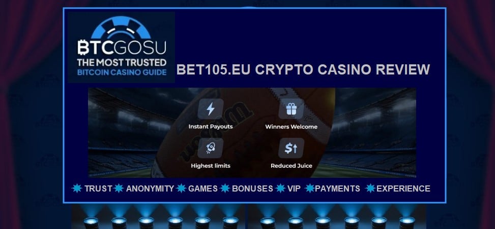 Bet105 crypto casino review