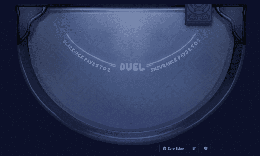 Duel Original Blackjack table.